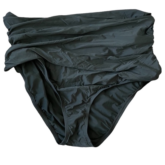 Athena Black Blouson Bandeau Swimsuit Tankini Set - Picture 5 of 9